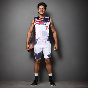 Meilleures ventes : Uniforme 7V7 imprimé, respirant, haute qualité, 100 % polyester, confortable, unisexe, grandes tailles, antibactérien - Product Image 1