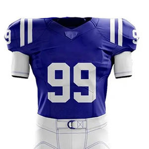 Uniforme de football américain à séchage rapide pour hommes, uniforme de football américain à quantité minimale de commande bas - Product Image 4