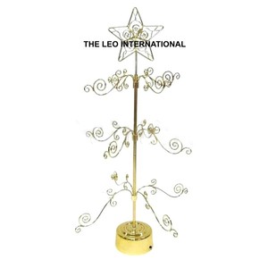 Support de Présentation en Métal Noir Robuste, Style Unique Décoratif, pour Décoration Intérieure et Fêtes, Idéal pour Noël - Product Image 2
