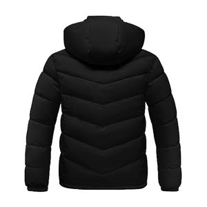 Nouveaux manteaux d'hiver légers et chauds pour hommes avec logo personnalisé, manteaux gonflés en coton, vestes matelassées - Product Image 6