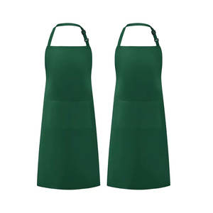 Sangle de cou réglable de taille personnalisée de haute qualité impression personnalisée nouvelle mode pur coton cuisine tablier à bavette de cuisine - Product Image 1