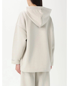 Sudaderas con capucha de peso pesado para mujer, sudaderas con capucha personalizadas con estampado de soplo 3D para mujer, sudadera con hombros caídos de alta calidad para mujer - Product Image 2