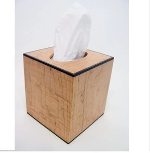 กล่องทิชชู่ไม้จริงสำหรับงานหัตถกรรมทรงสี่เหลี่ยมดีไซน์ล่าสุดทำจากวัสดุโลหะสำหรับ100% - Product Image 1