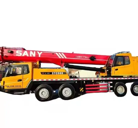 Подержанный 50-тонный автокран SANY QY50 57 м, китайский кран, Строительная техника, мобильный автокран для продажи