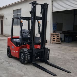 Chariot élévateur électrique personnalisé à prix d'usine chinois, 0,5 à 3 tonnes, 4x4, fourche 2m 3m, chariot élévateur électrique à 3 roues - Product Image 1