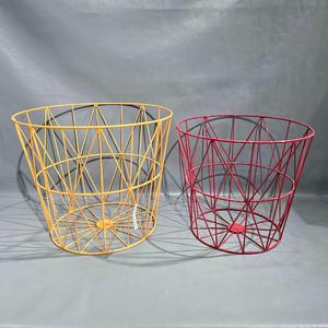 El exportador indio ofrece una cesta de almacenamiento de hierro personalizada para el hogar para el almacenamiento del Gabinete Precio al por mayor - Product Image 2