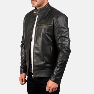 Top Selling <b>Men</b> Stylish <b>Leather</b> <b>Jacket</b> Different Colors Available In Best Price <b>Leather</b> <b>Men</b> <b>Jacket</b> High Quality - Product Image 6