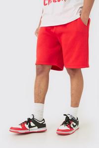 Short de bain d'été personnalisé de meilleure qualité pour hommes coupe ample en laine et coton poche latérale motif solide Style décontracté taille élastique - Product Image 2