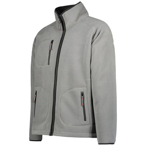 Veste en polaire polaire pour homme de qualité supérieure, coupe décontractée, respirante, lourde, isolée, col montant, fermeture éclair - Product Image 3