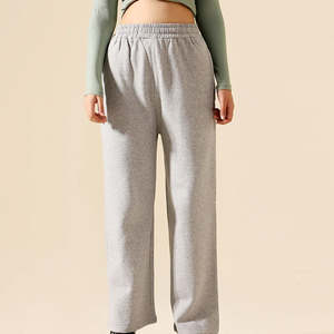 Premium Quality Custom <b>Women's</b> Regular Fit <b>Trousers</b> Breathable Soft <b>Fleece</b> Flat Front Winter-Classic Trendy Elastic Casual 100% - Product Image 2