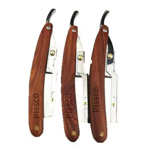 <b>Men's</b> Beard Cutting Shaving <b>Razor</b> <b>Men</b> Barber Single Shaving <b>Razor</b> Straight Edge Barber <b>Razor</b> 3 Pieces Made By Pissco - Product Image 1