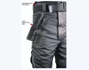 Pantalones de Cuero Rectos para Hombre, Transpirables, Resistentes al Viento, Antiarrugas, Teñido Liso, Estilo Urbano para Adultos, Última Tendencia - Product Image 4