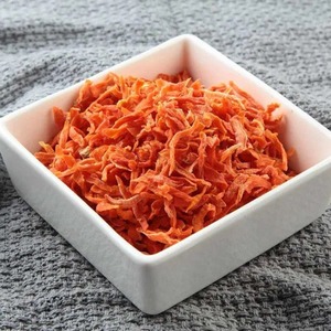 Tiras de zanahorias secas orgánicas, sabrosas patatas fritas de zanahoria en rodajas secas, suministro a granel con excelente sabor - Product Image 5