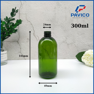 Produit d'usine Meilleur prix Bouteille de shampooing 300ml PET Plastique Gel Douche Shampooing Désinfectant pour les Mains Bouteille Pompe avec Pompe Distributeur - Product Image 5