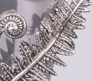 Luxury Pink Glass Tumbler with Silver Flower Design Elegant Decorative <b>Bathroom</b> Cup & Vanity <b>Accessory</b> - Product Image 6