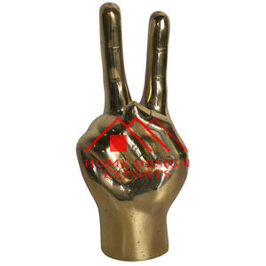 ประติมากรรมโลหะบนโต๊ะป้ายมือ - Product Image 1