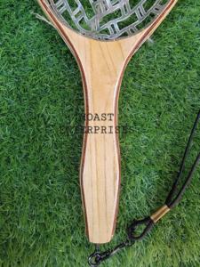 Wooden Cast <b>Net</b> for <b>Fly</b> Fishing Trout and Tennis Release for Landing and Catching Fish - Product Image 5