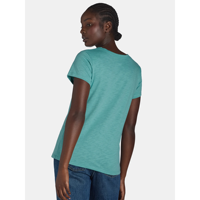 T-shirt décontracté personnalisé avec logo OEM, mélange polyester/coton, pour hommes et femmes, couleur vert menthe uni, col rond, manches courtes, coupe oversize, grandes tailles