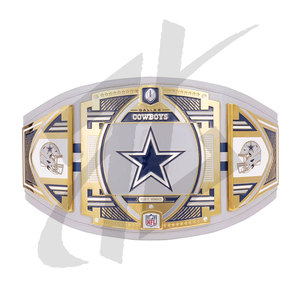 ニューイングランドペイトリオッツ選手権レスリングベルトアメリカンフットボール2mm 4mm WWE計器セット亜鉛耐久手動電源 - Product Image 4