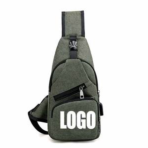 Customizable Lightweight Crossbody Sling <b>Backpack</b> <b>Waterproof</b> Mobile Phone Side Bag <b>for</b> <b>Men</b> and Women With Polyester Lining - Product Image 2
