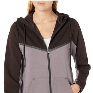 Sweats à capuche pour femmes tendance 2026, design personnalisé en couleur, sweats à capuche à fermeture éclair, vente en gros OEM, sweats à capuche à fermeture éclair personnalisés pour femmes - Product Image 3