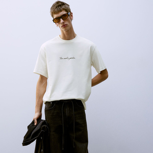 Camiseta vintage de algodón 100% con estampado gráfico personalizado en varios colores para hombre 2024 nuevo estilo callejero moda informal de lujo - Product Image 6