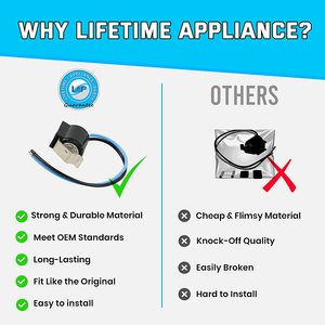 Frigidaire Refrigerator Parts-5303918214 Defrost <b>Thermostat</b> Compatible with Household Electric Made of Plastic-New and Used - Product Image 3