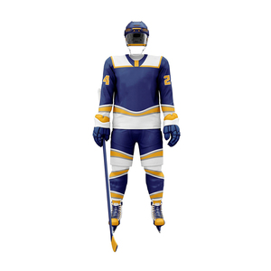 Nouvelle arrivée uniforme de hockey sur glace sublimation personnalisée 100% uniforme de hockey sur glace en polyester fabriqué au Pakistan - Product Image 5