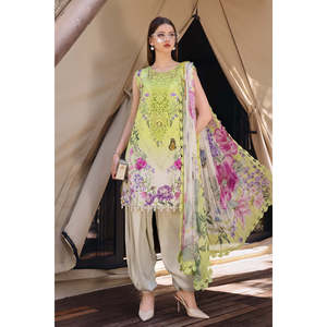 MPRINTS Collection Printemps-Été 2026 D09-A Robe en mousseline brodée col rond sans manches coupe ample longueur genou formelle ODM - Product Image 1