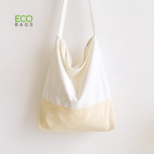 Bolsas reciclado de algodón con estampado personalizado ecológico, cómodas asas de material natural, bolsas de compras inspiradas en la naturaleza para - Product Image 3