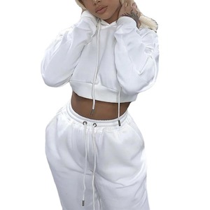 Nouvel ensemble de survêtement sportif pour femme, décontracté, ample, grande taille, à capuche, plusieurs couleurs, manches longues, sweat-shirt à capuche - Product Image 2