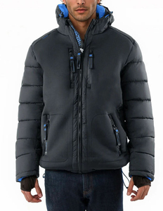 Chaqueta clásica transpirable para hombre, ajuste relajado, chaqueta acolchada Premium con cremallera, ropa de abrigo transpirable elegante, chaqueta moderna con Capucha ajustable - Product Image 1