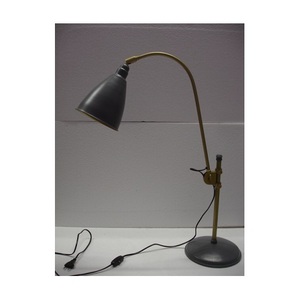 Lámpara de escritorio decorativa, iluminación de color gris antiguo, ajustable, con cobertizo blanco, para decoración del hogar, sala de estar y dormitorio, gran oferta - Product Image 5