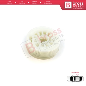 V1BWR5223 Window Regulator Repair <b>Cable</b> Roll <b>Gear</b> Reel Wheel Pulley Rear Right Door for Ceed Cee'd MK2 JD 2012-2018 5-Door 83460 - Product Image 2