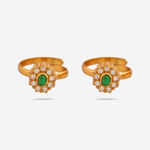 Anillo de Dedo Plateado con Baño de Oro para Boda, Compromiso o Regalo 165686 - Product Image 3