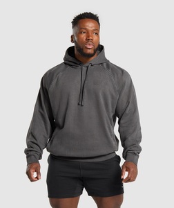 Oem Sweats à capuche oversize personnalisés 500 Gsm pour hommes Streetwear épais en coton avec broderie simple d'un poids lourd - Product Image 1