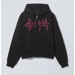 Fabricant d'usine de sweats à capuche à fermeture éclair complète poids lourd sweat à capuche à fermeture éclair complète au design personnalisé pour adultes - Product Image 3