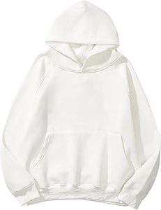 เสื้อฮู้ดผ้าฝ้ายโพลีเอสเตอร์แบบสวมหัวมีฮู้ดสีชมพูสำหรับผู้หญิงหรูหราขนาดปกติพอดี - Product Image 5