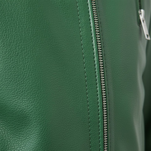 Chaqueta de Motociclista Clásica de Piel de Oveja Genuina para Hombre, Hecha a Mano, de Cuero, Impermeable, Ecológica, Estilo Urbano - Product Image 5