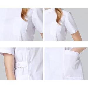 Vente en gros Logo personnalisé Ensembles de gommage Stretch Infirmière Hôpital Scrubs Costume Tops Ensembles de soins infirmiers Uniformes d'hôpital médical pour les femmes - Product Image 5