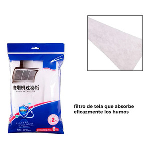 2 Adhesive Filters for Kitchen <b>Smoke</b>-Proof <b>Extractor</b> Hoods - Assorted Colors - Product Image 3