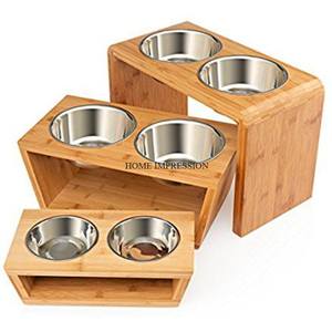 High Quality Polished Luxury Classic Design Eco-Friendly Stainless Steel Pet <b>Bowls</b> <b>Set</b> Premium <b>Dog</b> Cat Feeding Serving <b>Bowls</b> - Product Image 5