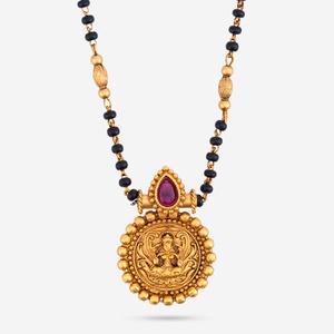 Antique 181923 Mangalsutra Fine Beaded <b>Necklace</b> - Product Image 4