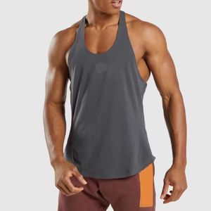 High Quality Customized Gym <b>Vest</b> for <b>Men</b> <b>Men's</b> Sports Tank Top with Ribbed <b>Muscle</b> <b>Fit</b> Casual Knitted <b>Vest</b> with Custom Logo - Product Image 1