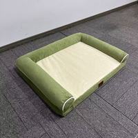 Lit orthopédique pour chien et chat de luxe, écologique, taille XL, doublure imperméable, lavable, design moderne
