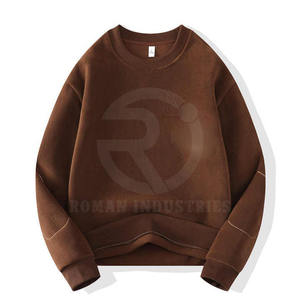 Nouveau sweat à col rond à manches longues pour hommes 100% coton imprimé pull teint uni nouveaux vêtements vierges Design respirant - Product Image 6