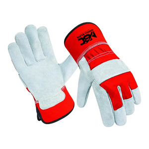 Gants de sécurité de travail en cuir de vachette haute performance gants de travail de sécurité industrielle de vente chaude pour la protection des mains - Product Image 1