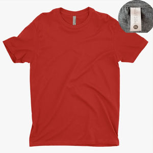 Camiseta personalizada de algodón rojo Next Level-3600 - Product Image 1