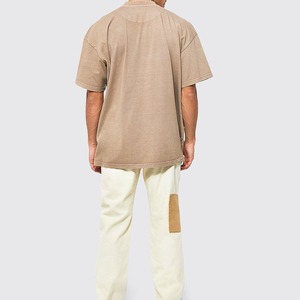 เสื้อยืดผ้าฝ้าย100% ทรงหลวมแขนสั้นสำหรับผู้ชายเสื้อยืด100% สำหรับสวมใส่ในฤดูร้อน