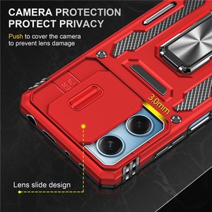 Béquille couverture arrière à la mode nouvelle <span class=keywords><strong>coque</strong></span> de téléphone pour <span class=keywords><strong>Xiaomi</strong></span> <span class=keywords><strong>Redmi</strong></span> <span class=keywords><strong>Note</strong></span> 12 <span class=keywords><strong>11</strong></span> 5G Poco X5 couvercle d'objectif coulissant PC <span class=keywords><strong>coque</strong></span> en TPU - Product Image 4